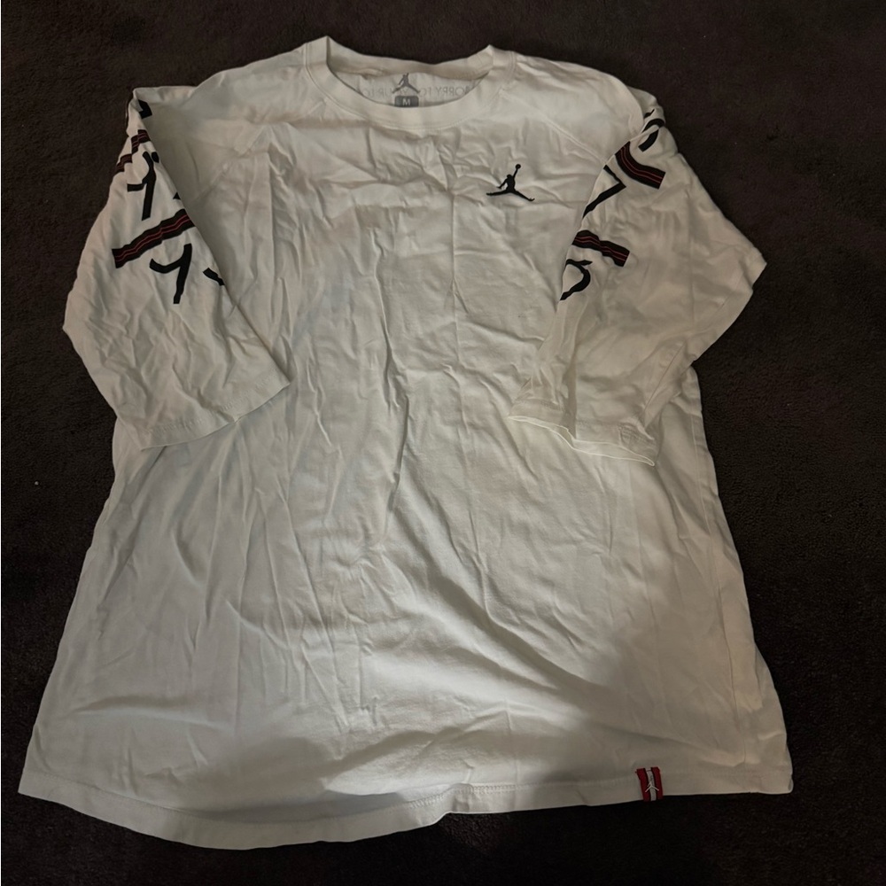 Jordan White Long Sleeve Women’s Shirt